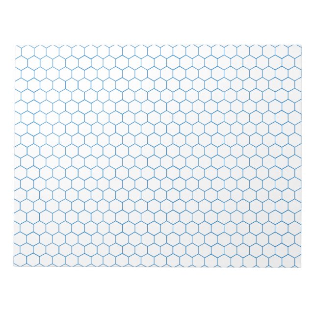 Organic Chemistry Hexagonal Large  Graph Paper Not Notepad (Front)