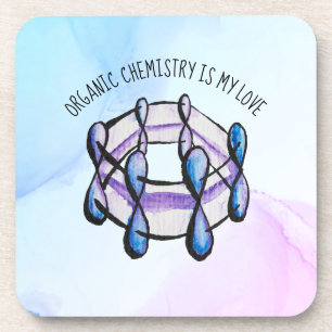 Organic Chemistry Love Molecule Student Teacher Coaster