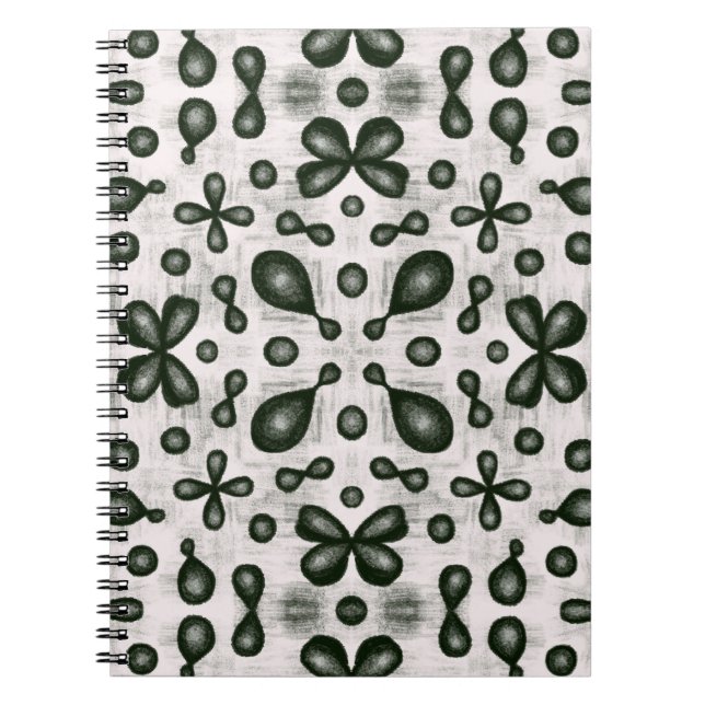 Organic Chemistry Pattern - Atomic Orbitals Notebook (Front)