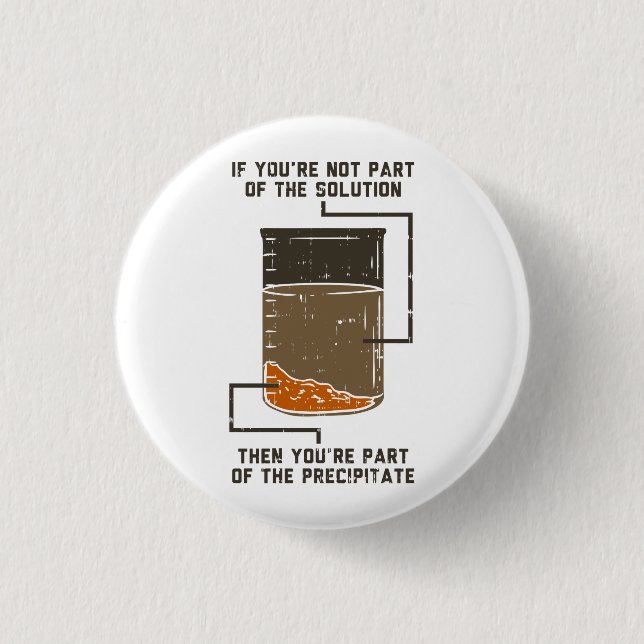 Organic Chemistry Science Teacher Funny Geek 3 Cm Round Badge (Front)