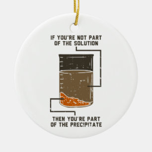 Organic Chemistry Science Teacher Funny Geek  Ceramic Tree Decoration
