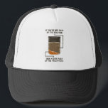 Organic Chemistry Science Teacher Funny Geek  Trucker Hat<br><div class="desc">Cute and funny chemistry trucker hat as a treat to yourself or as a gift for your favourite scientist, chemistry teacher or graduate. The saying on this decorative ornament is... well, find out for yourself. It's a joke about a chemical solution. Custom ornaments for geeks or chemistry teachers featuring funny...</div>
