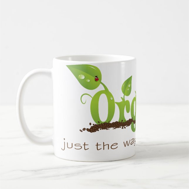 Organic Christian coffee mug (Left)