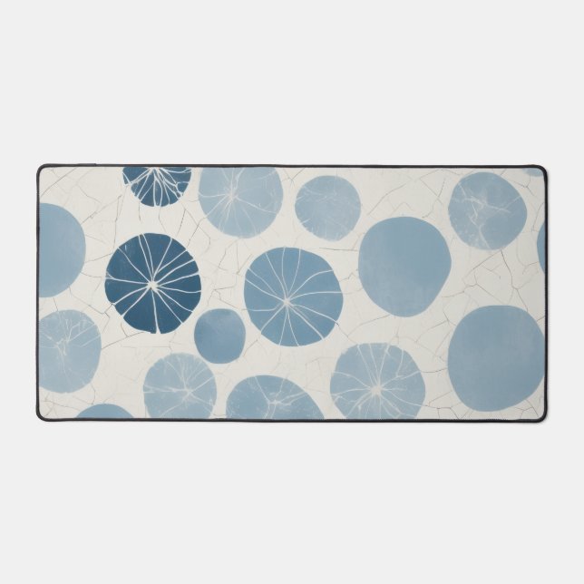 Organic Circle Pattern Desk Mat (Front)