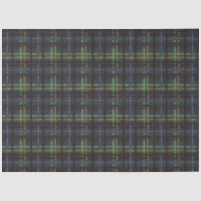 Organic Comfy Cosy Country Feels Plaid Tissue Paper (Front)