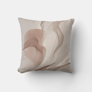 "Organic Currents" Dynamic Forms Art Cushion