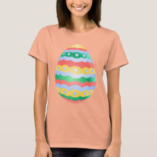 Organic Easter T-Shirt Women's Easter Egg T-shirt