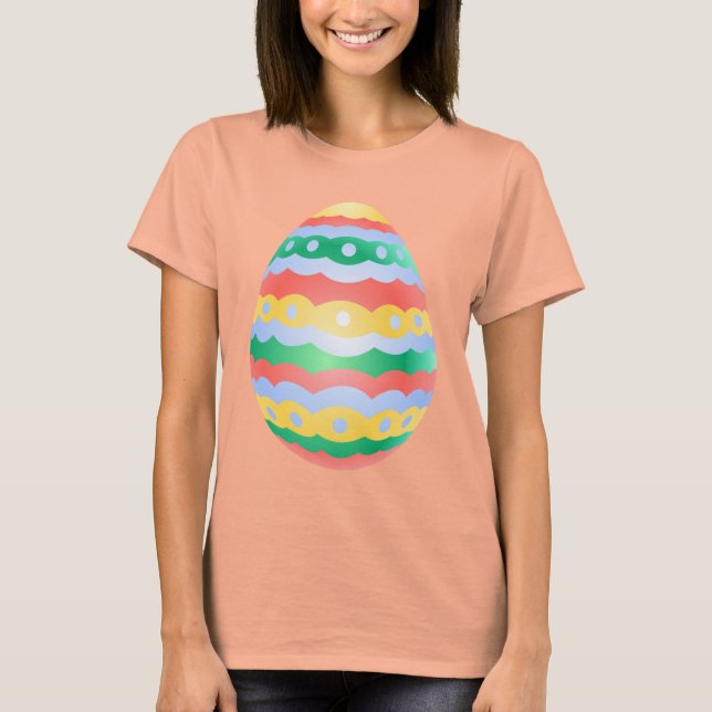 Organic Easter T-Shirt Women's Easter Egg T-shirt (Front)