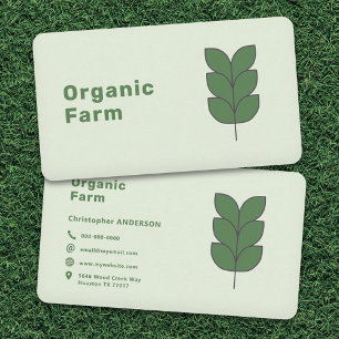Organic Farm Business Card