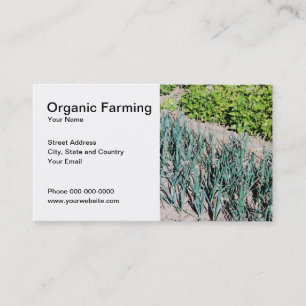 Organic Farming Business Card