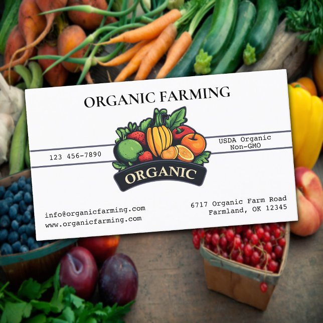 Organic Farming Business Card (Creator Uploaded)
