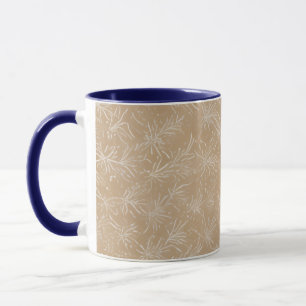 Organic Floral Texture Mug
