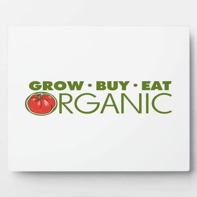 Organic Food Plaque (Front)