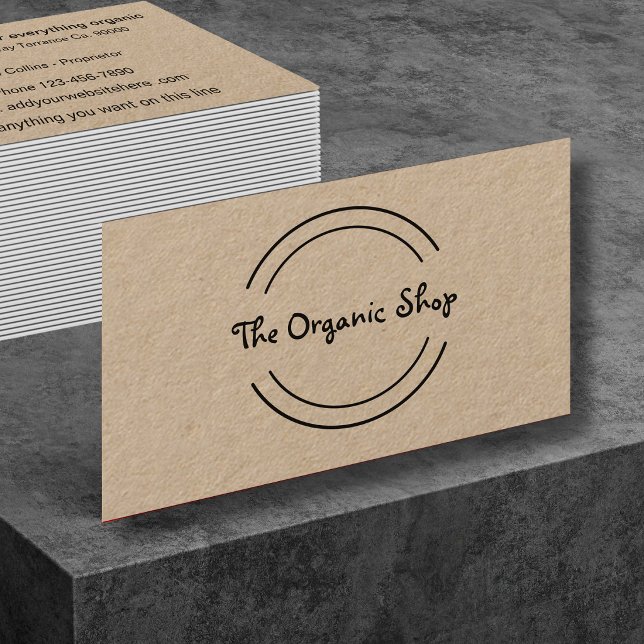Organic Food Source Business Card (Creator Uploaded)