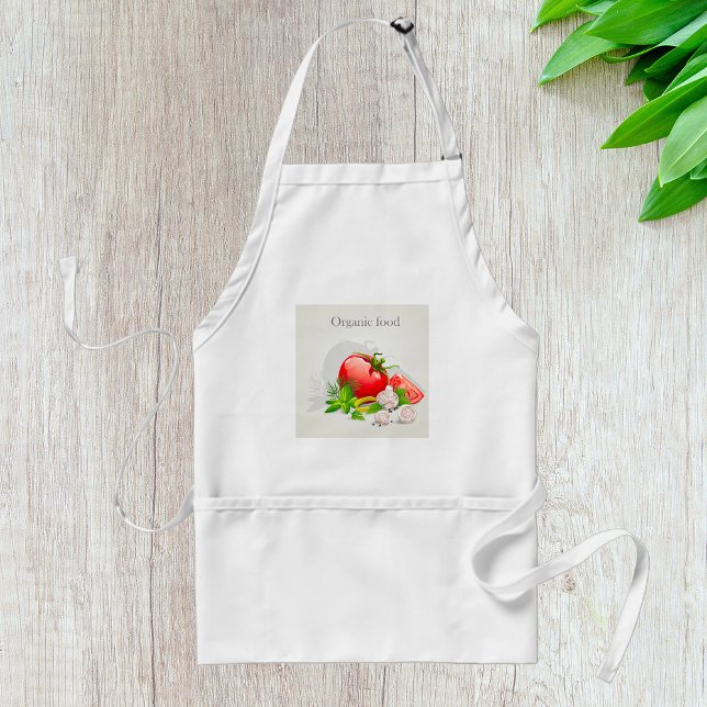 Organic Food Vegetables Standard Apron (Creator Uploaded)