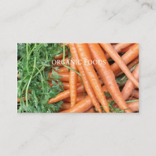 Organic Foods Business Card