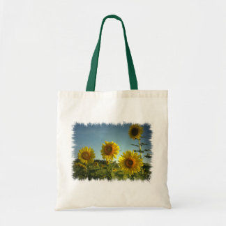 Organic Garden Sunflower Tote Bag
