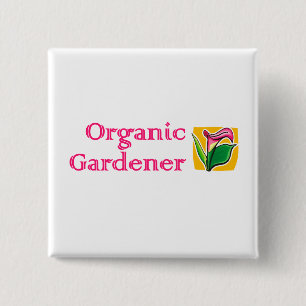 Organic Gardener - Calla Lilies 15 Cm Square Badge