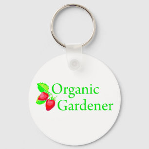 Organic Gardener - Strawberries Key Ring