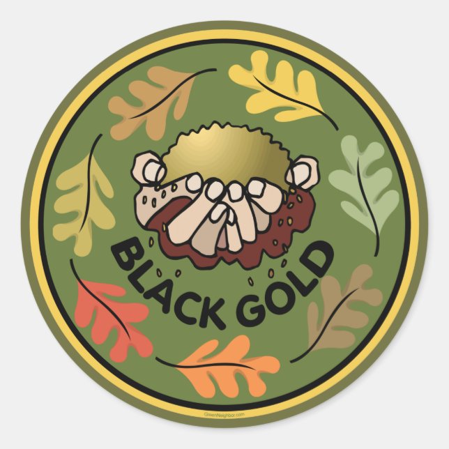 Organic Gardening - Compost Classic Round Sticker (Front)