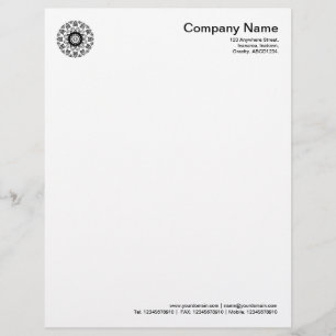 Organic Geometry 011 Personalized Letterhead