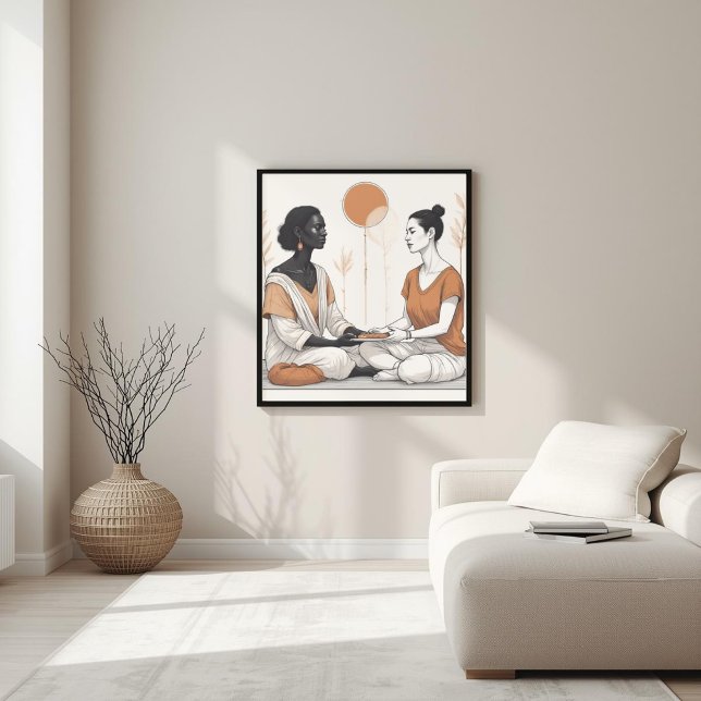 Organic Geometry – Modern Nature Fusion XI Poster (Creator Uploaded)