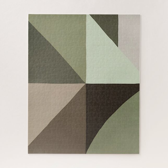  Organic Geometry Puzzle (Vertical)