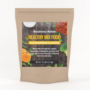 Organic Healthy Food Product Label