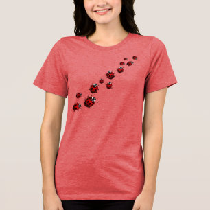 Organic Ladtbug T-shirts Women's Ladybird Shirts