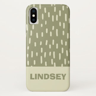 Organic Lines Whimsical Hand Drawn Personalised Case-Mate iPhone Case