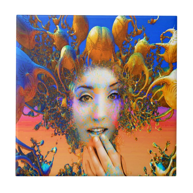 Organic Medusa Tile (Front)