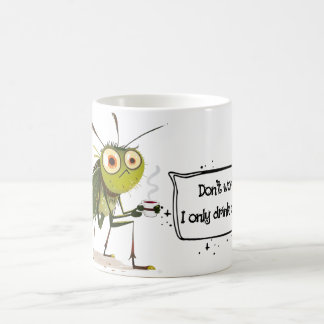 Organic Mosquito Cartoon – Funny Quote Coffee Mug