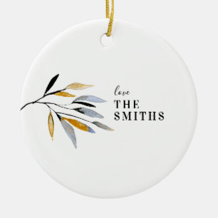 Organic Natural Christmas Holiday Ceramic Tree Decoration