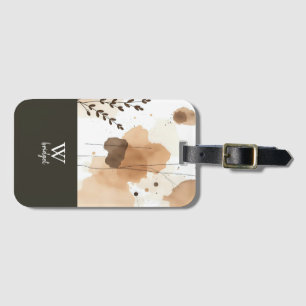 Organic Neutral Flow Composition Luggage Tag