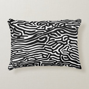 organic pattern abstract background texture nature decorative cushion