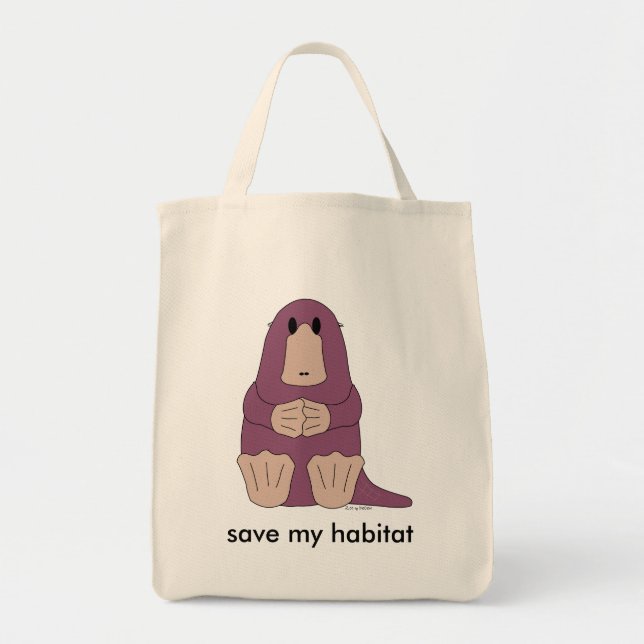 organic platypus grocery bag (Front)