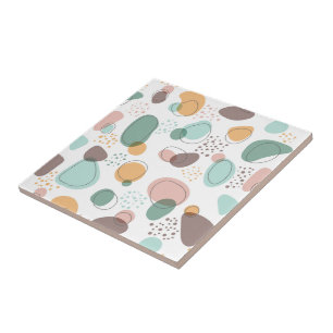 Organic shapes modern seamless pattern tile