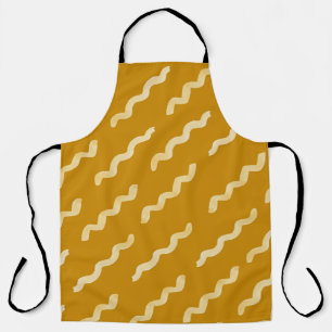 Organic shapes naive pattern. Abstract watercolor  Apron