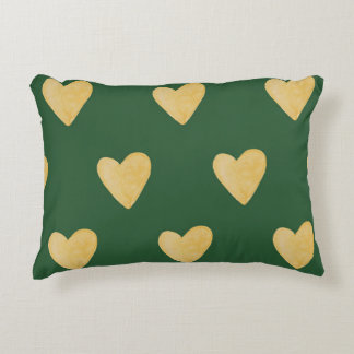 Organic shapes naive pattern. Abstract watercolor  Decorative Cushion
