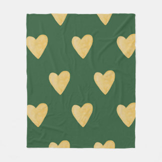 Organic shapes naive pattern. Abstract watercolor  Fleece Blanket