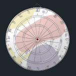 Organic Shapes Sun Blob Art Pattern Dartboard<br><div class="desc">Designed by Dream Big Digital Design</div>