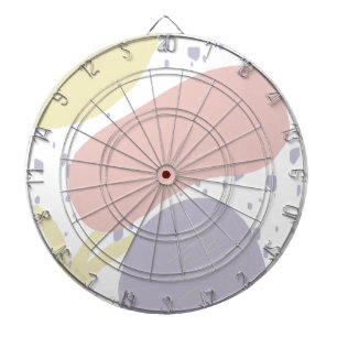 Organic Shapes Sun Blob Art Pattern Dartboard