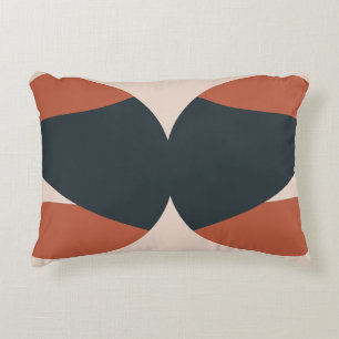 Organic Shapes Warm Tones Modern        Decorative Cushion