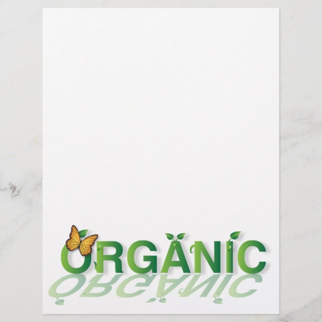 Organic sign flyer (Front)