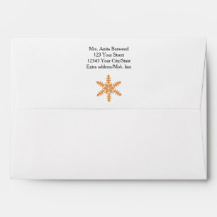Organic Snowflakes with Address Envelopes