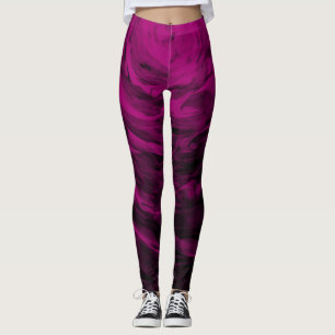 Organic Spiral3 Purple - Leggings