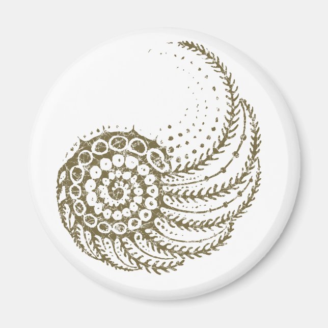 Organic spiral tan magnet (Front)