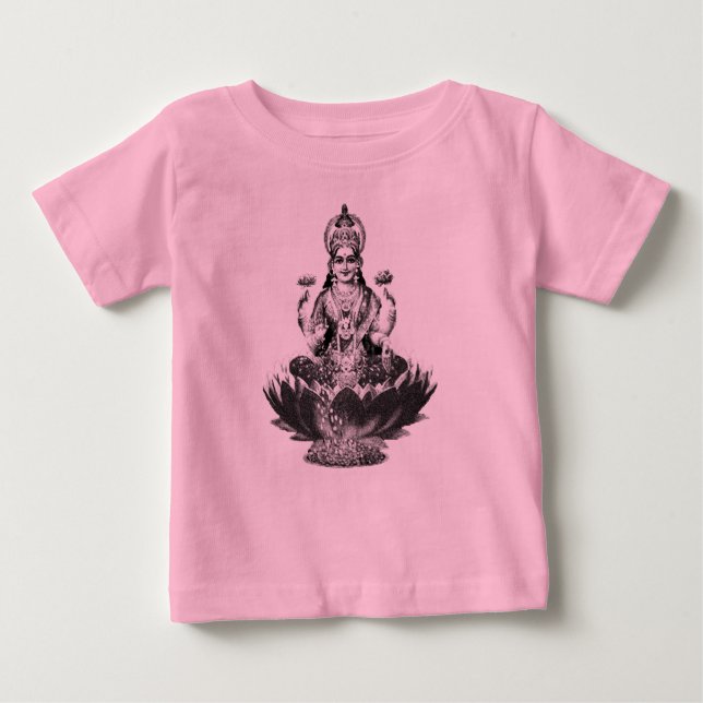 ORGANIC T SHIRT-YOGA BABY-GODDESS OF WEALTH BABY T-Shirt (Front)