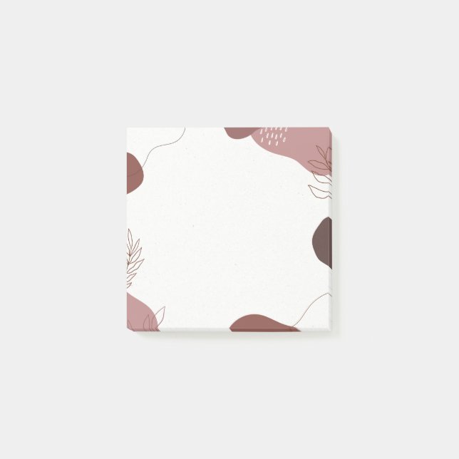 Organic Terracota Post-It Notes (Front)