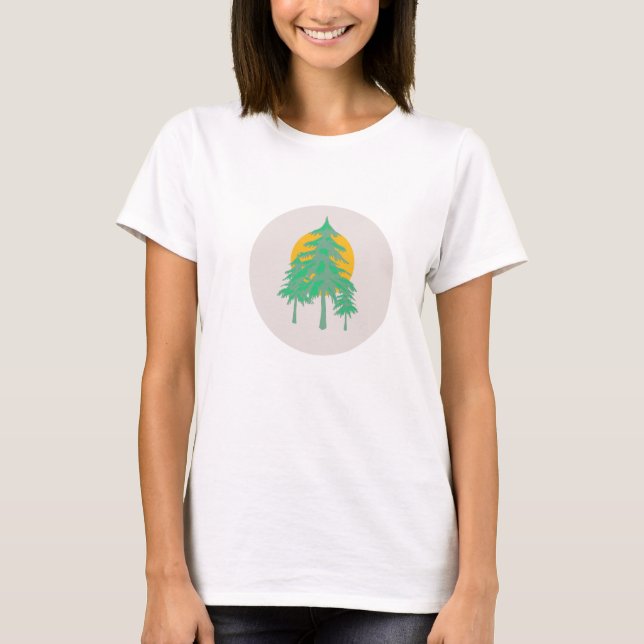 Organic Tree Hugger Natural Tee (Front)